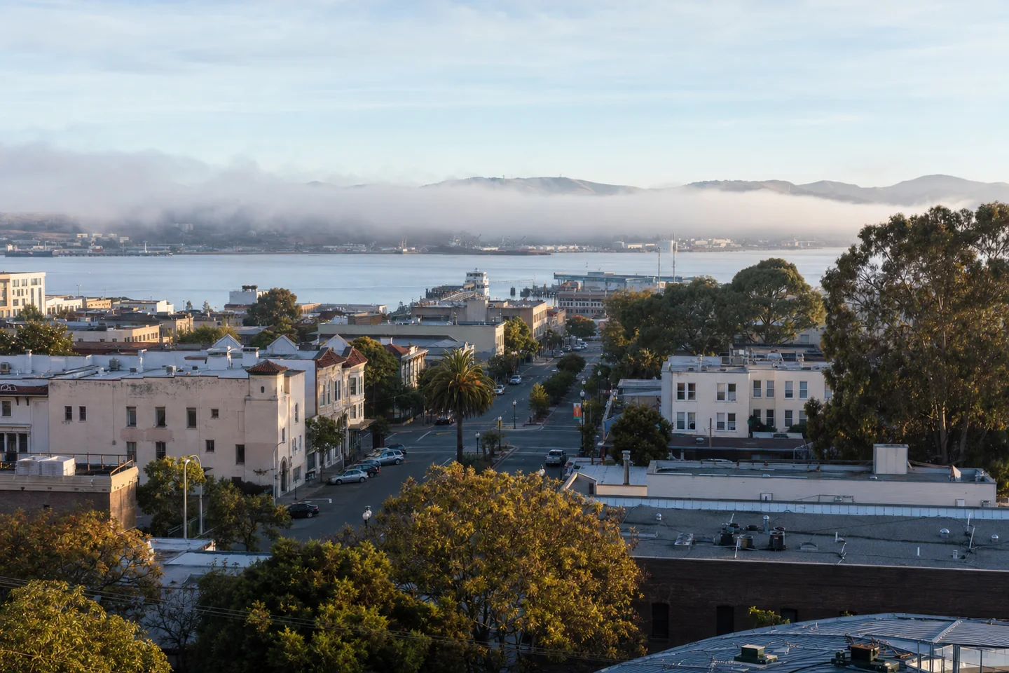 Vallejo, CA cityscape