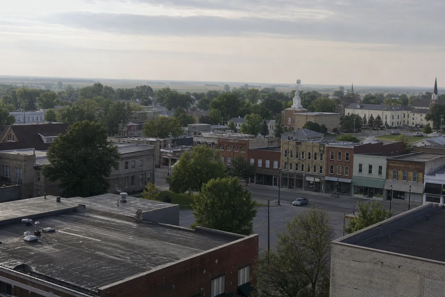 Wapakoneta, OH cityscape