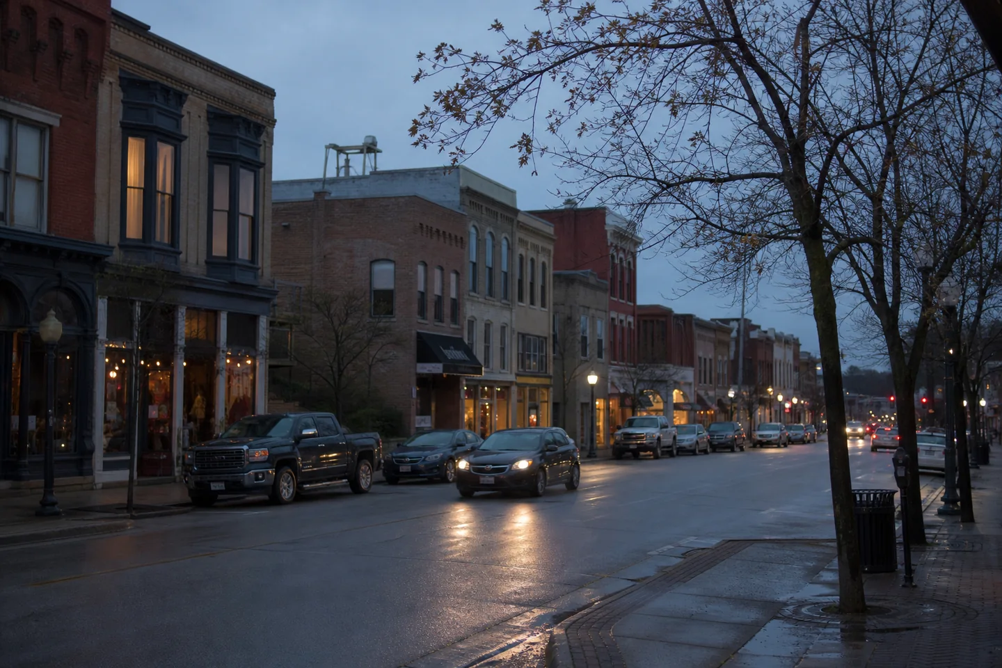 Whitewater, WI cityscape