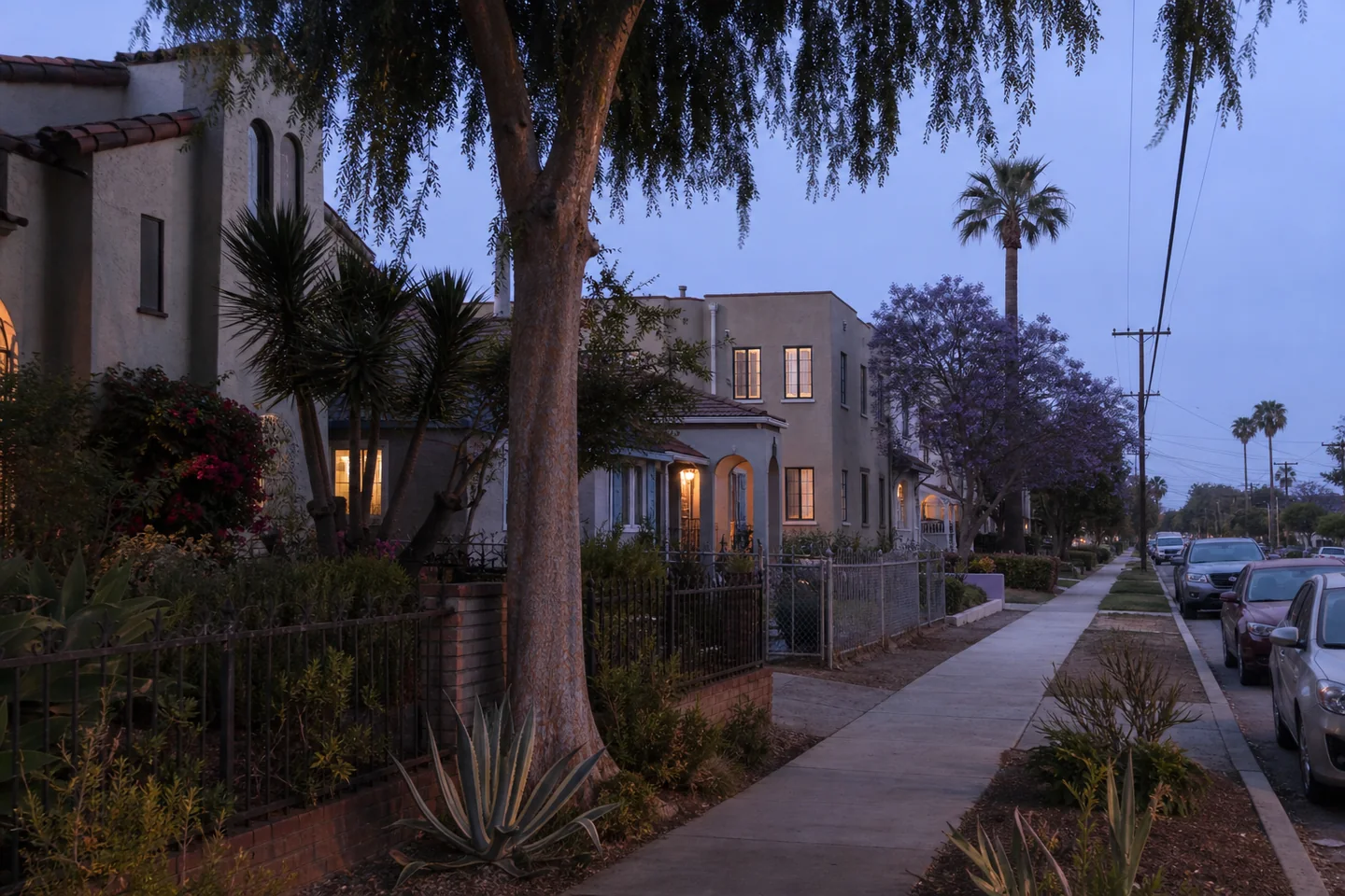 Whittier cityscape